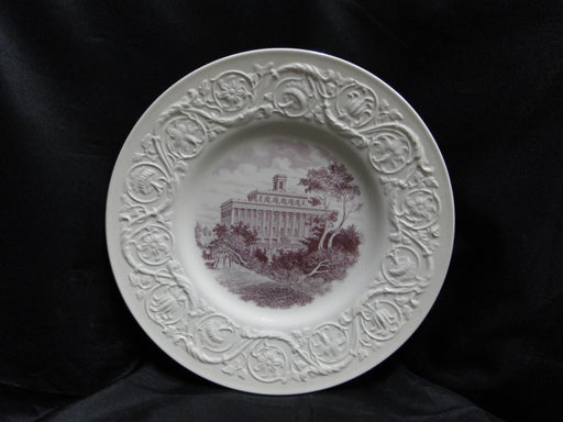 Wedgwood Wesleyan College Mulberry: Dinner Plate, 10 3/8", Orig Building