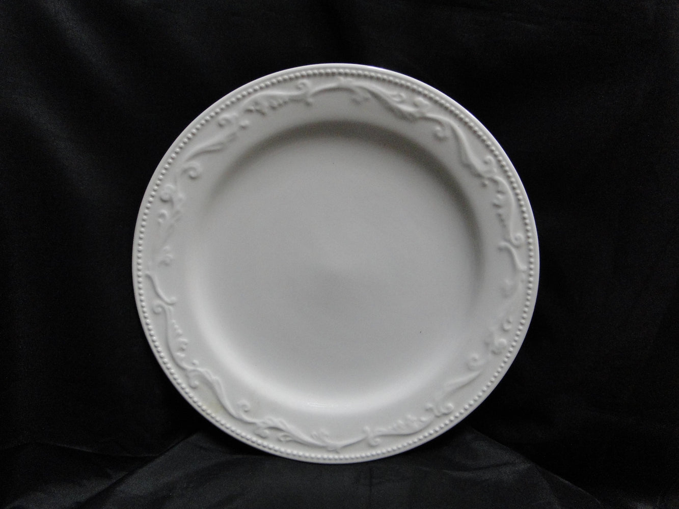 Mesa International MSA8, Embossed Dots & Scrolls: Dinner Plate / Platter, 12"