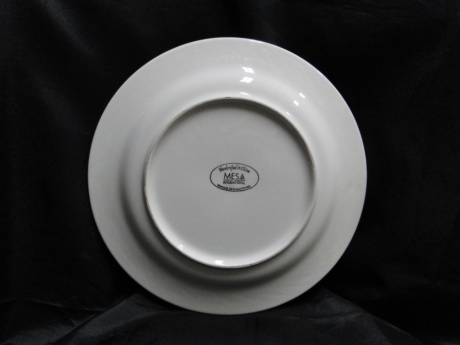 Mesa International MSA8, Embossed Dots & Scrolls: Dinner Plate / Platter, 12"