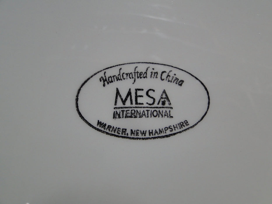 Mesa International MSA8, Embossed Dots & Scrolls: Dinner Plate / Platter, 12"