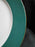 Zrike Green Rim, White Center, Gold Trim: Charger / Dinner Plate (s), 12 1/8"