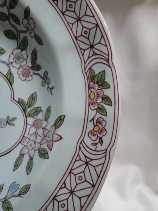 Adams Singapore Bird, Celadon w/ Florals: Rim Soup Bowl (s), 7 3/4" x 1 1/2"