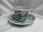 Adams Singapore Bird, Celadon w/ Florals: Cup & Saucer Set (s), 2 5/8"