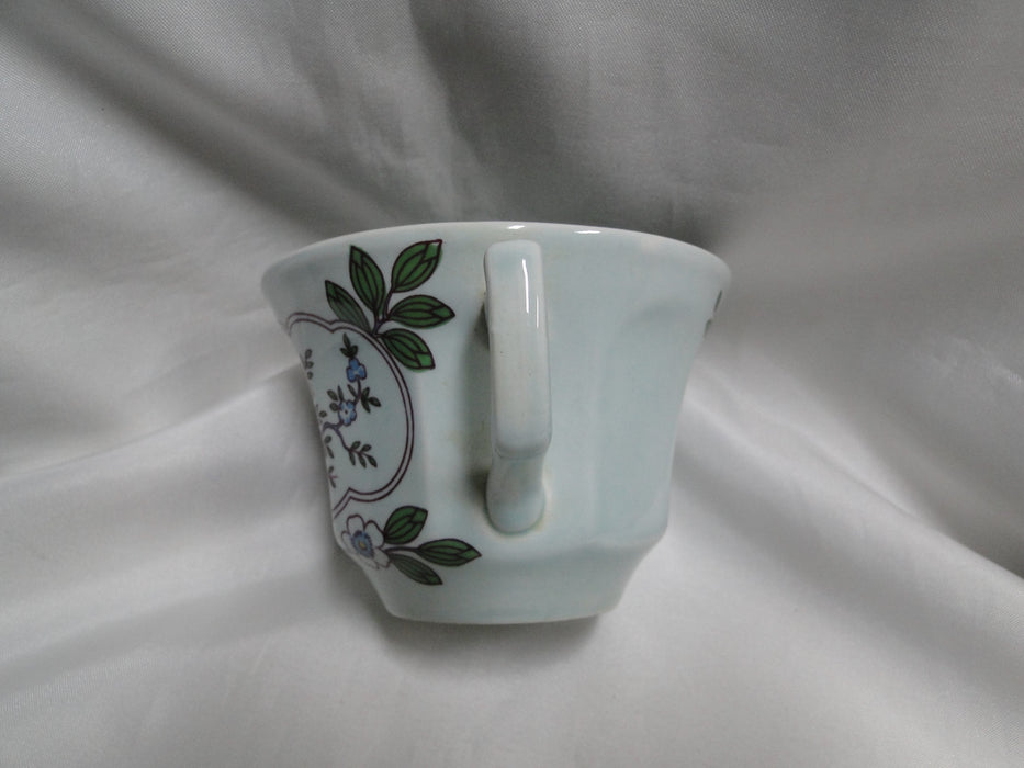 Adams Singapore Bird, Celadon w/ Florals: 2 5/8" Cup (s) Only, No Saucer