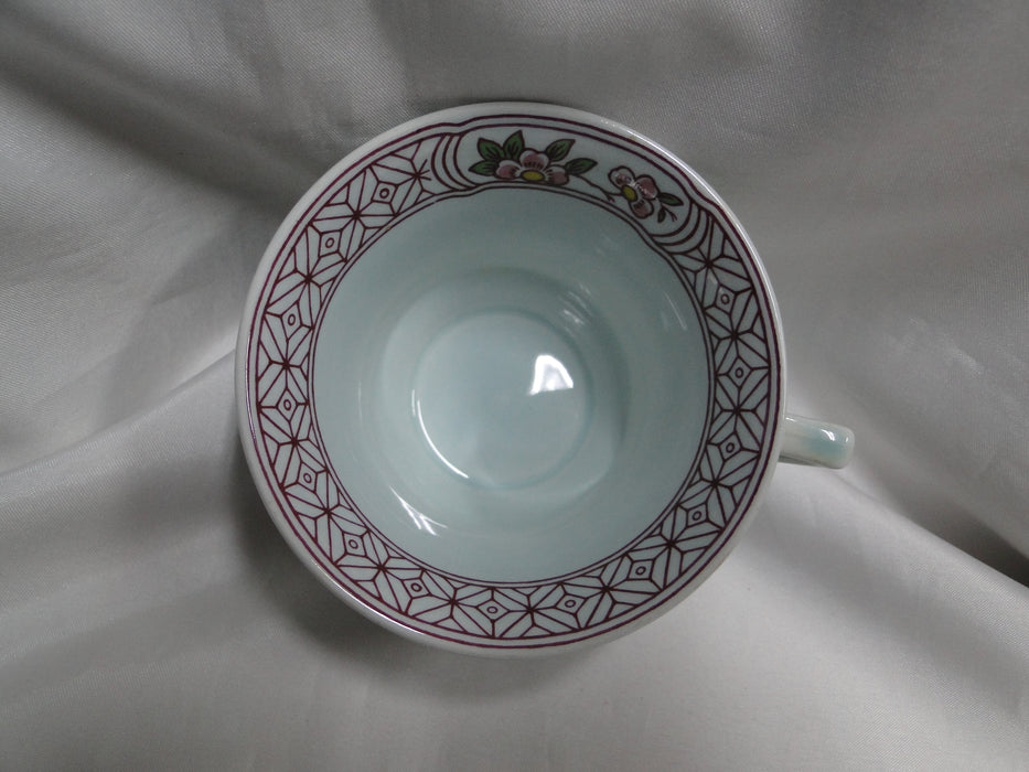 Adams Singapore Bird, Celadon w/ Florals: 2 5/8" Cup (s) Only, No Saucer