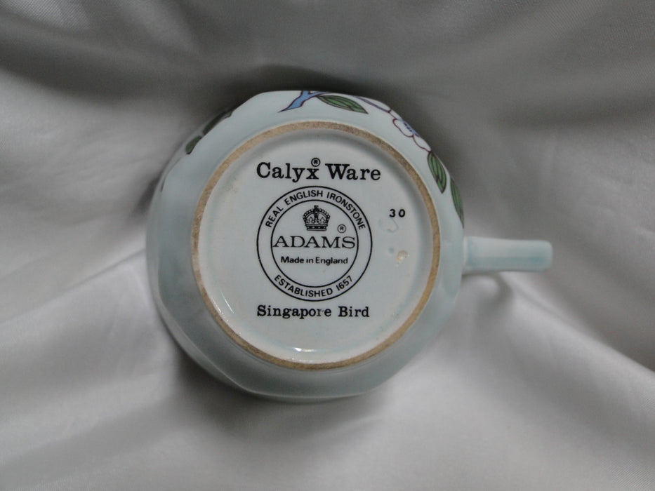 Adams Singapore Bird, Celadon w/ Florals: 2 5/8" Cup (s) Only, No Saucer