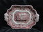 Mason's Vista Pink, Transferware: Tureen Underplate, 15", Raised Center, Crazing