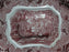 Mason's Vista Pink, Transferware: Tureen Underplate, 15", Raised Center, Crazing
