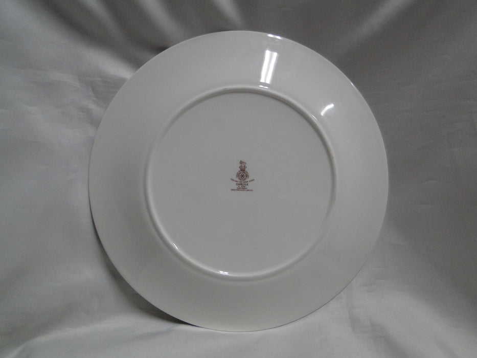 Royal Doulton Carlyle: Blue Flowers, Teal Band, Gold: Dinner Plate (s), 10 1/2"