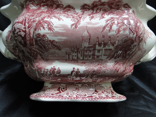 Mason's Vista Pink, Transferware: Tureen & Lid, 10 1/2", As Is