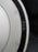 Noritake Etienne, 7260, Black Band, Florals: Salad Plate (s), 8 1/4"