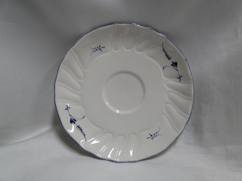 Villeroy & Boch Vieux Luxembourg, Blue Florals: Demi Cup & Saucer Set (s)