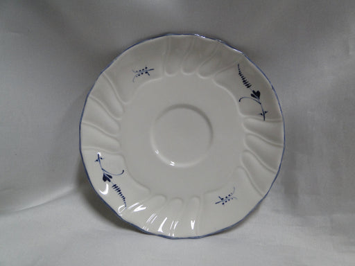 Villeroy & Boch Vieux Luxembourg, Blue Florals: 4 5/8" Demi Saucer Only