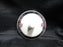 Noritake Etienne, 7260, Black Band, Florals: Sugar Bowl & Lid, 4 3/4" w/ Lid