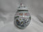 Adams Singapore Bird, Celadon w/ Florals: Sugar Bowl, 5" Tall