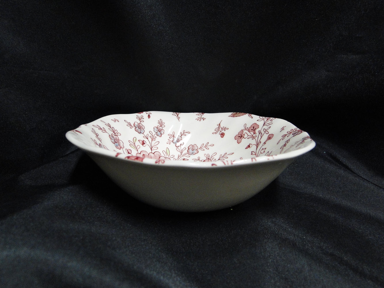 Johnson Brothers Rose Chintz, England: Square Cereal Bowl (s), 6 1/4"