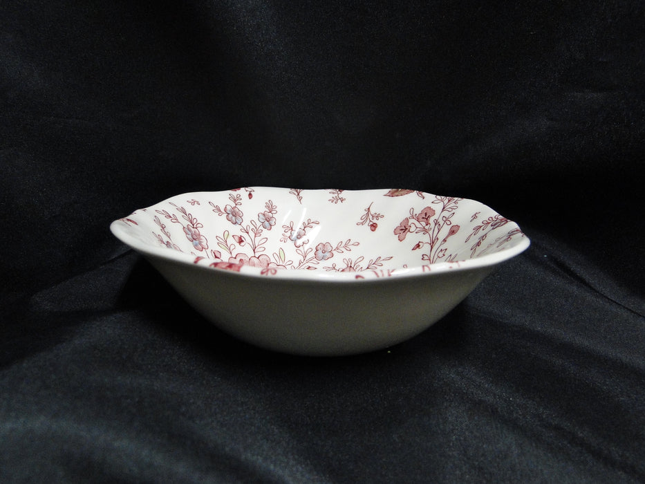Johnson Brothers Rose Chintz, England: Square Cereal Bowl (s), 6 1/4"