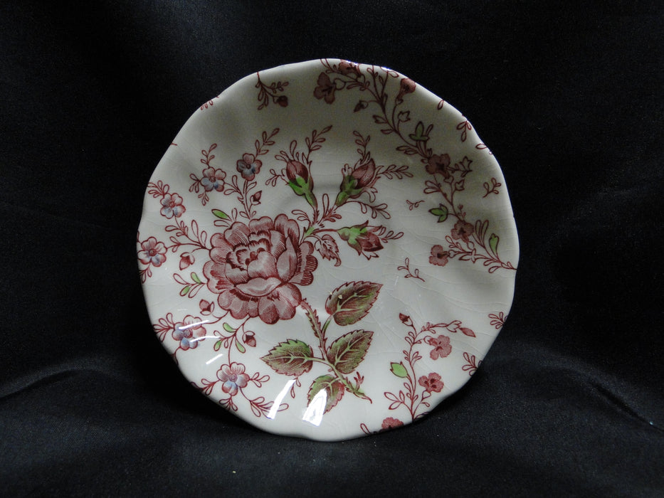 Johnson Brothers Rose Chintz, England: Cup & Saucer Set (s), 2 3/8", Crazing