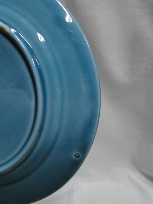 German Majolica Birds & Grapes 230, Blue: Luncheon Plate, 9 1/8", Wear