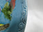 German Majolica Birds & Grapes 230, Blue: Luncheon Plate, 9 1/8", Wear