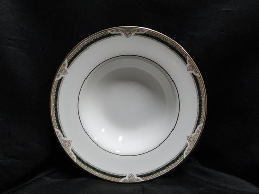 Royal Doulton Forsyth, Green & Gold: Rim Soup Bowl (s), 8 1/8" x 1.5"