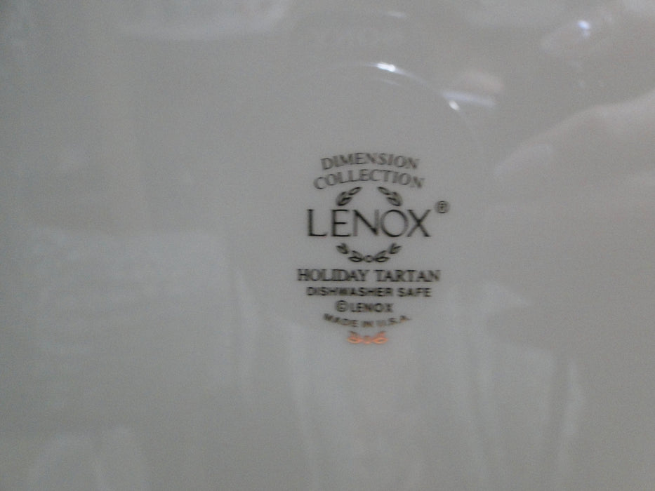 Lenox Holiday Tartan, Fruit, Plaid Ribbon: Oval Serving Platter (s), 13 3/4"