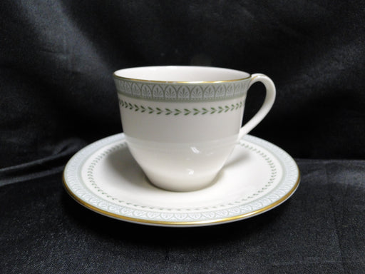 Royal Doulton Berkshire: Green Border & Laurel: Cup & Saucer Set (s), 2 3/4"