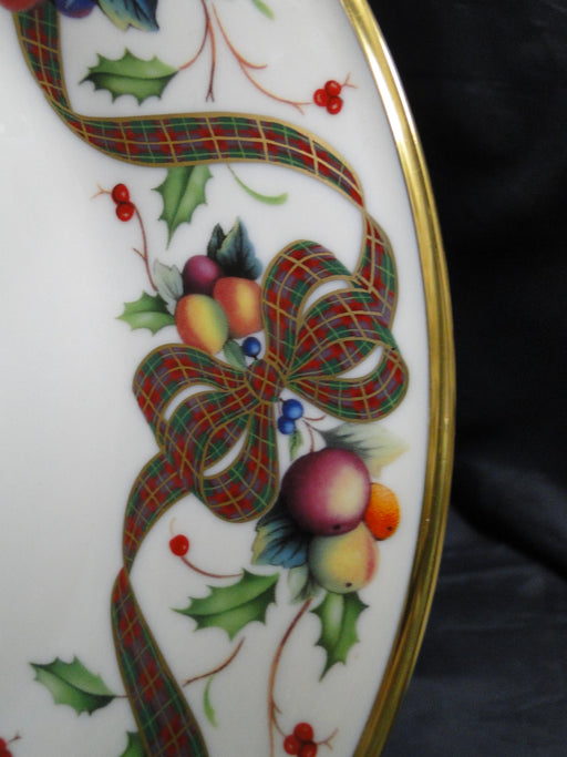 Lenox Holiday Tartan, Fruit, Plaid Ribbon: Dinner Plate (s), Round, 10 3/4"