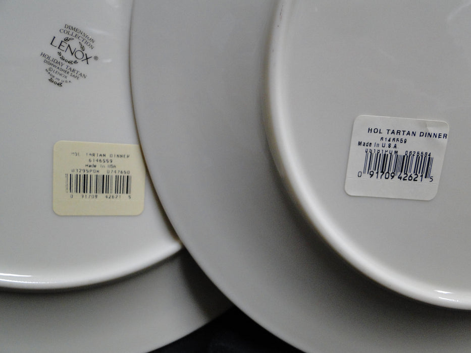 Lenox Holiday Tartan, Fruit, Plaid Ribbon: Dinner Plate (s), Round, 10 3/4"