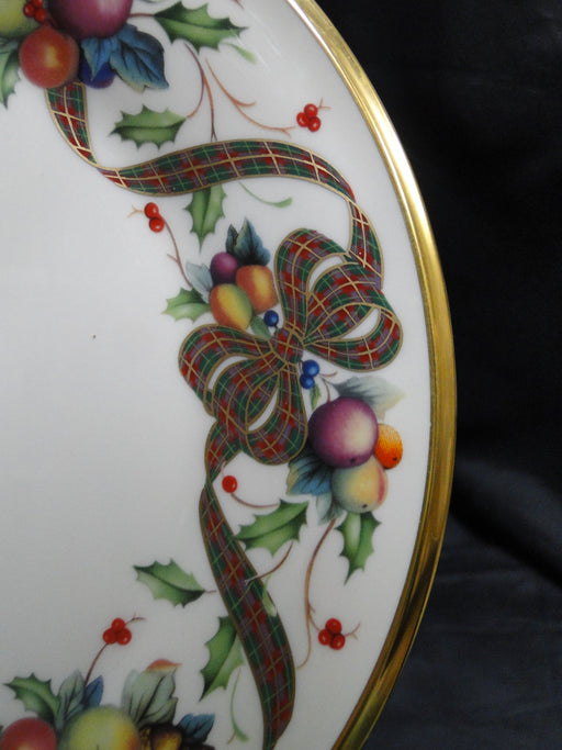 Lenox Holiday Tartan, Fruit, Plaid Ribbon: Salad Plate (s), 8 1/4"