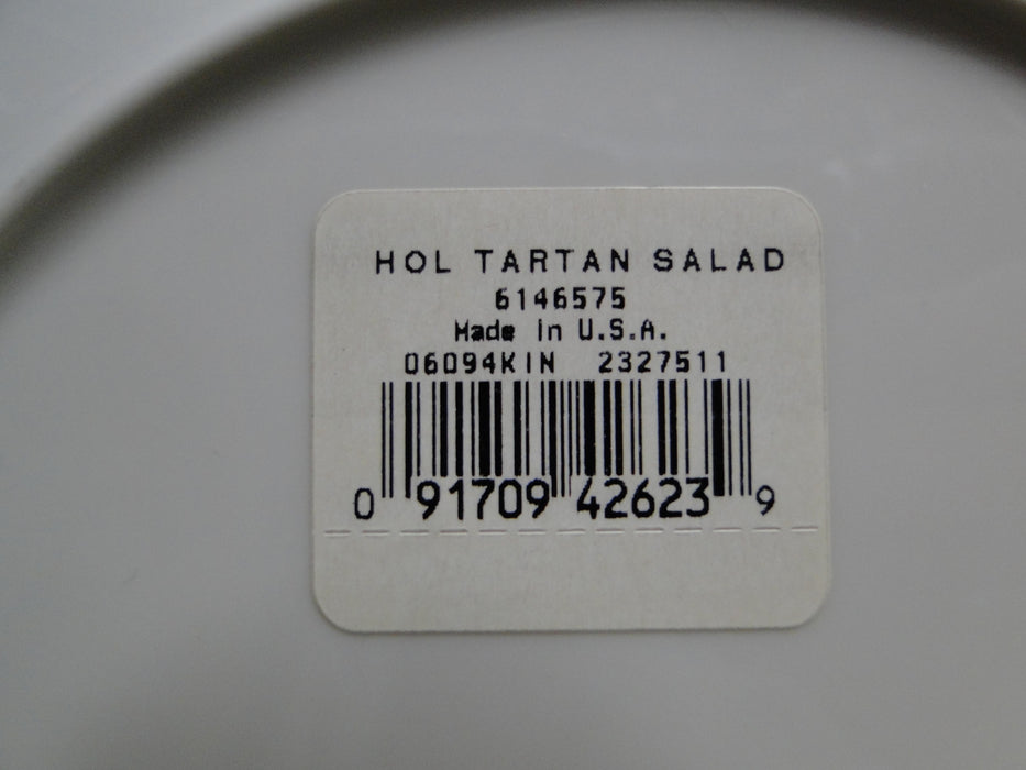 Lenox Holiday Tartan, Fruit, Plaid Ribbon: Salad Plate (s), 8 1/4"