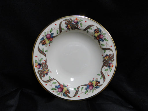 Lenox Holiday Tartan, Fruit, Plaid Ribbon: Rim Soup Bowl (s), 9" x 1.5" Tall