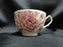 Johnson Brothers Rose Chintz, England: Cup & Saucer Set (s), 2 3/8", Crazing