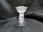 Fostoria American Clear: Double Flat Foot Candlestick (s), 8 1/2" x 4 1/2" Tall