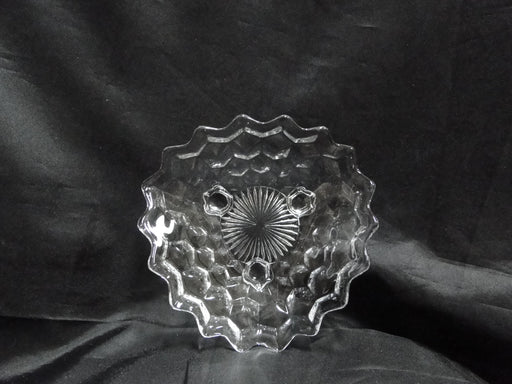Fostoria American Clear: Triangular Tricorn Dish, 3-Toed, 7 1/4" x 2 3/4" Tall