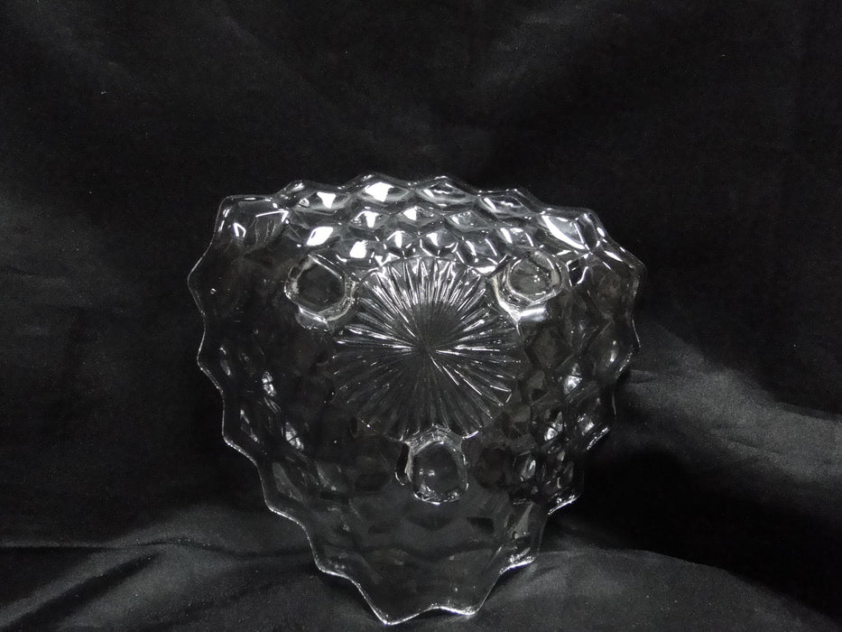 Fostoria American Clear: Triangular Tricorn Dish, 3-Toed, 7 1/4" x 2 3/4" Tall