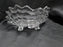 Fostoria American Clear: Triangular Tricorn Dish, 3-Toed, 7 1/4" x 2 3/4" Tall