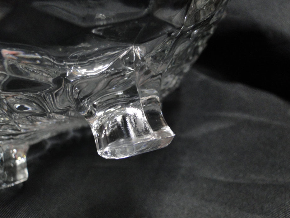 Fostoria American Clear: Triangular Tricorn Dish, 3-Toed, 7 1/4" x 2 3/4" Tall