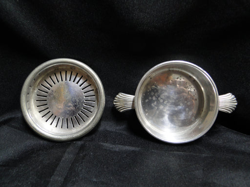 Reed & Barton Silver Soldered: 2-Piece Tea Strainer (s), 4 1/8"