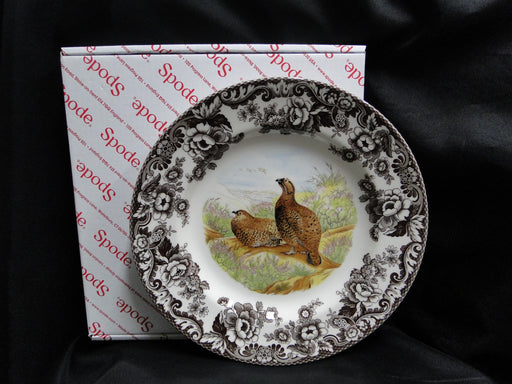 Spode Woodland Red Grouse Game Bird, England: NEW Dinner Plate, 10 1/2", Box