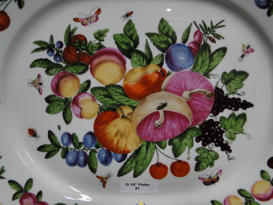 Mottahedeh Duke of Gloucester, Fruit: Octagonal Serving Platter (s), 15 1/8"
