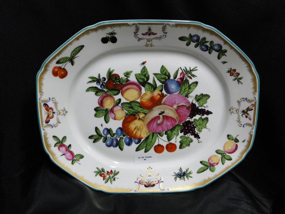 Mottahedeh Duke of Gloucester, Fruit: Octagonal Serving Platter (s), 15 1/8"