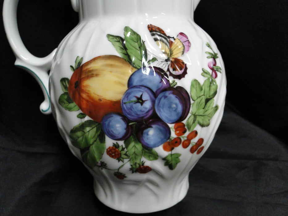Mottahedeh Duke of Gloucester, Fruit: Serving Pitcher, 8 3/4" Tall