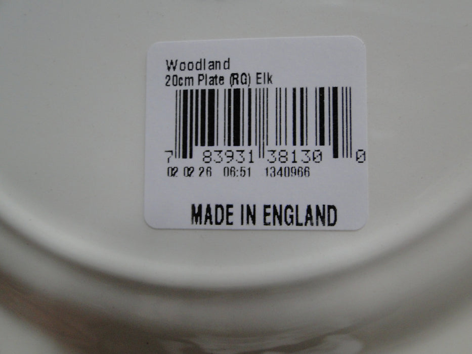 Spode Woodland Winter Scenes Elk: NEW Salad Plate (s), 7 3/4", Box