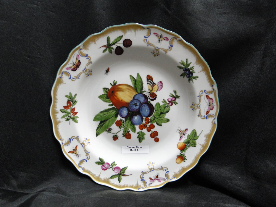 Mottahedeh Duke of Gloucester, Fruit: Dinner Plate (s), 10 1/8", Motif A