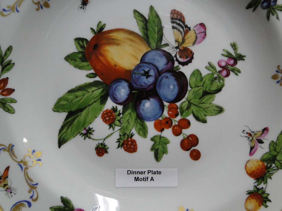 Mottahedeh Duke of Gloucester, Fruit: Dinner Plate (s), 10 1/8", Motif A