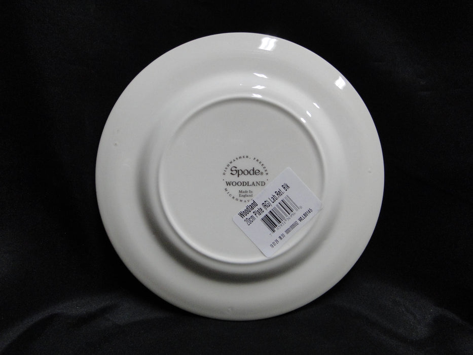 Spode Woodland Black Labrador Hunting Dog, England: NEW Salad Plate (s), Box