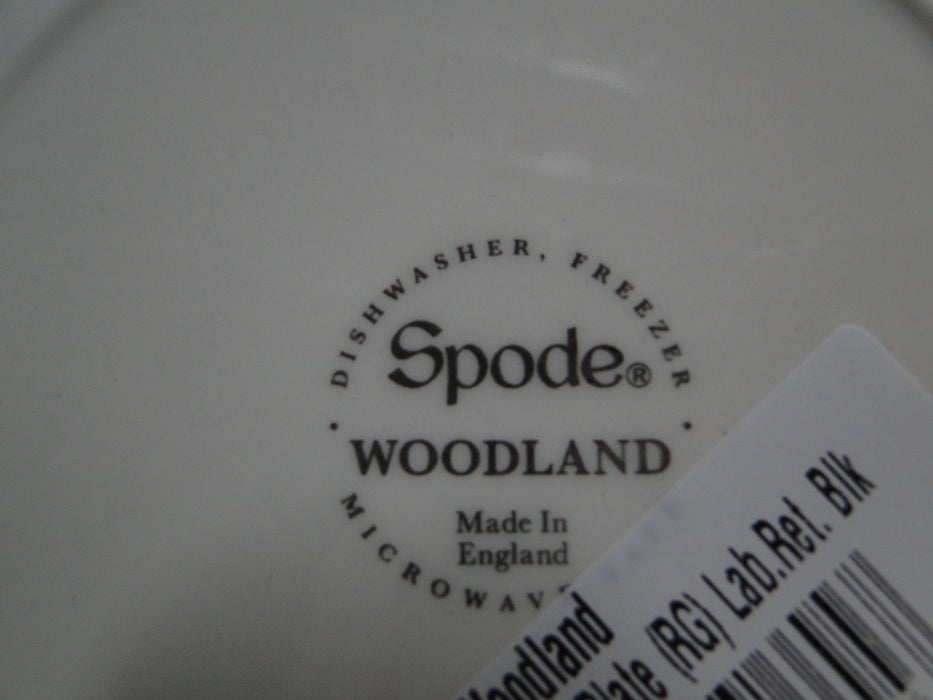 Spode Woodland Black Labrador Hunting Dog, England: NEW Salad Plate (s), Box
