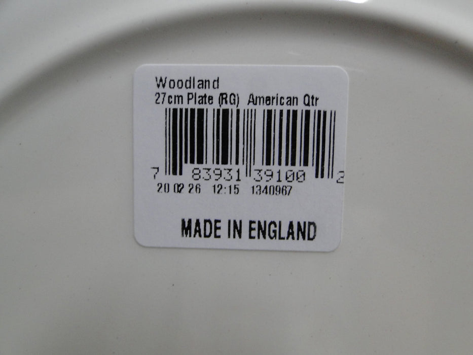 Spode Woodland Horses American Quarter, England: NEW Dinner Plate 10 1/2", Box