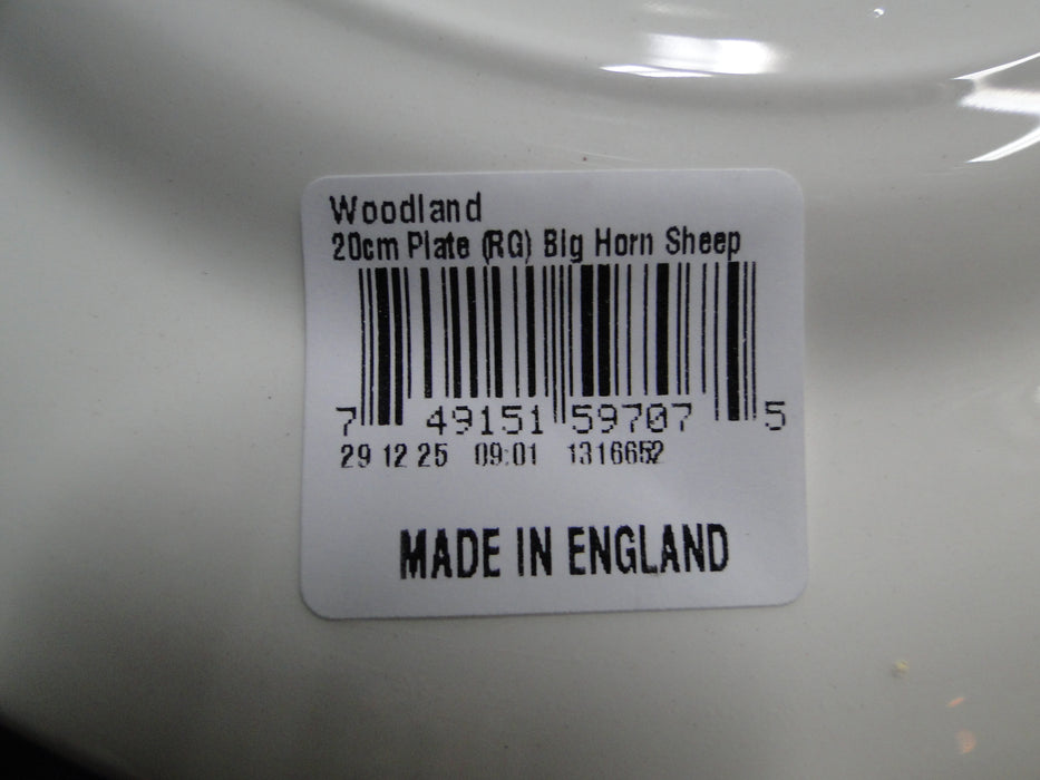 Spode Woodland Bighorn Sheep, England: NEW Salad Plate (s), 7 3/4", Box